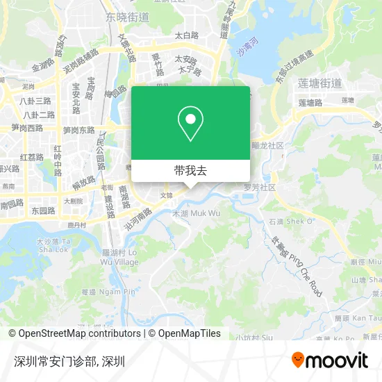 深圳常安门诊部地图