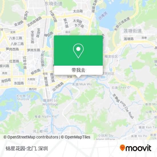 锦星花园-北门地图
