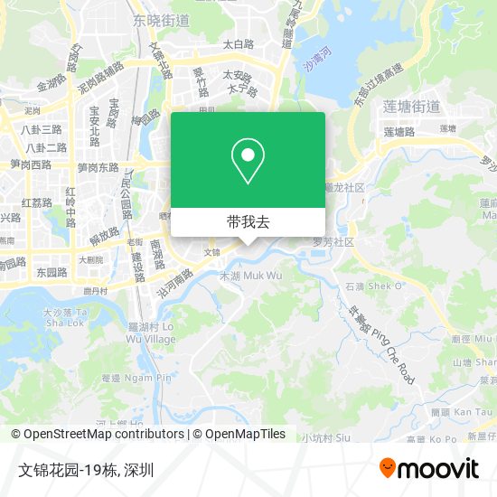 文锦花园-19栋地图