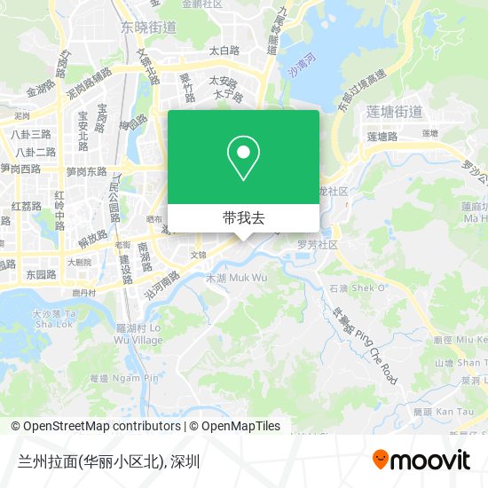 兰州拉面(华丽小区北)地图