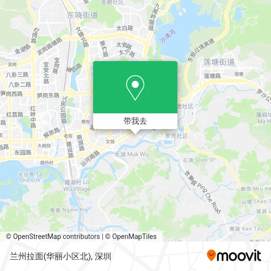 兰州拉面(华丽小区北)地图