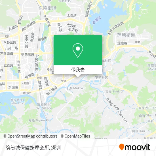 缤纷城保健按摩会所地图