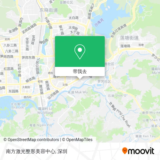 南方激光整形美容中心地图
