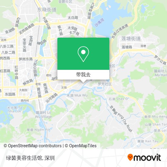 绿茵美容生活馆地图
