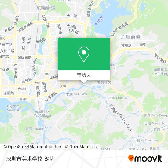 深圳市美术学校地图