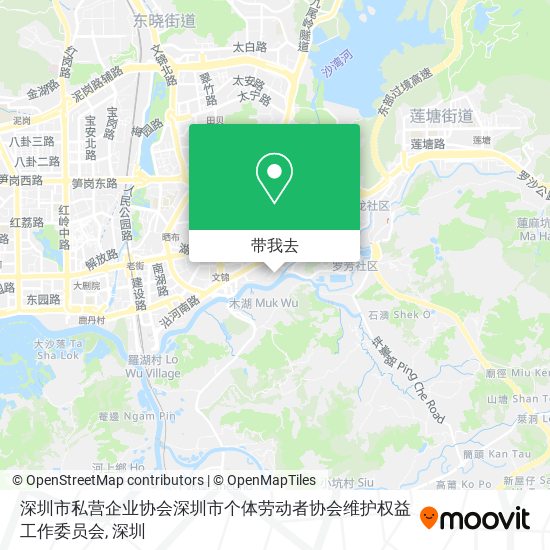 深圳市私营企业协会深圳市个体劳动者协会维护权益工作委员会地图