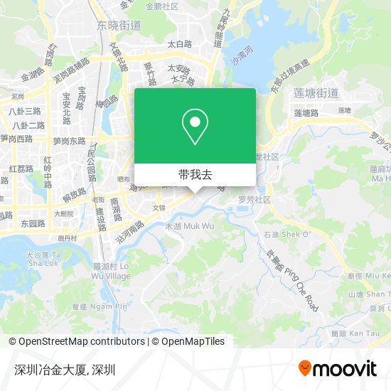 深圳冶金大厦地图