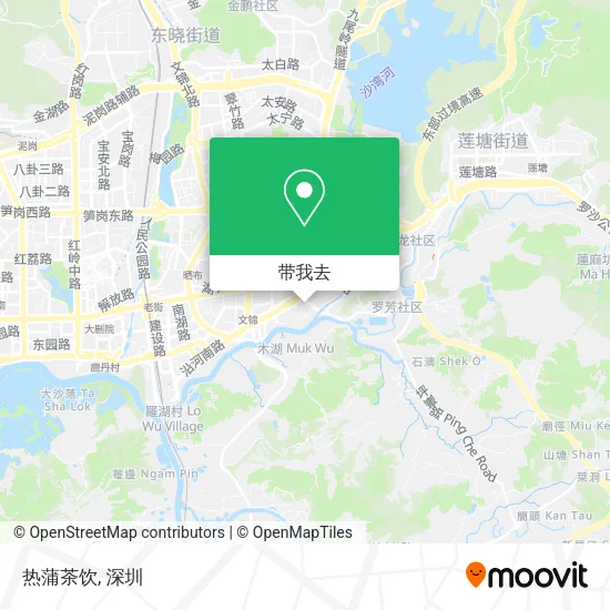 热蒲茶饮地图