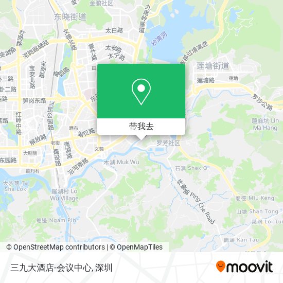 三九大酒店-会议中心地图
