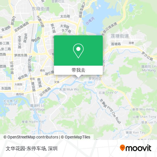 文华花园-东停车场地图