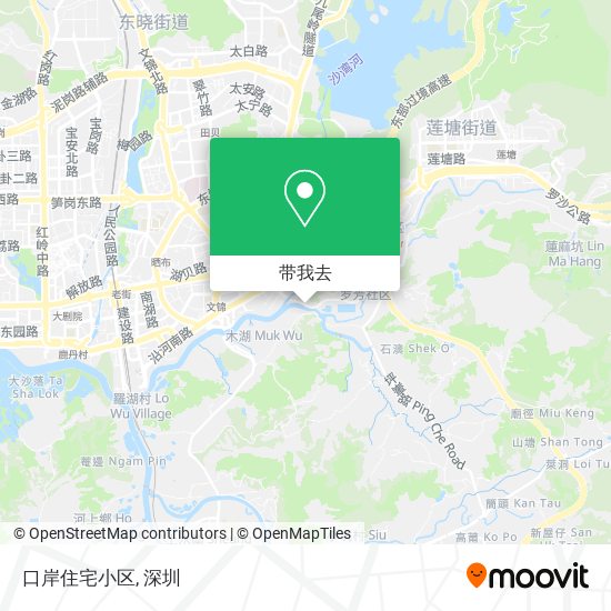 口岸住宅小区地图