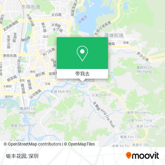 银丰花园地图