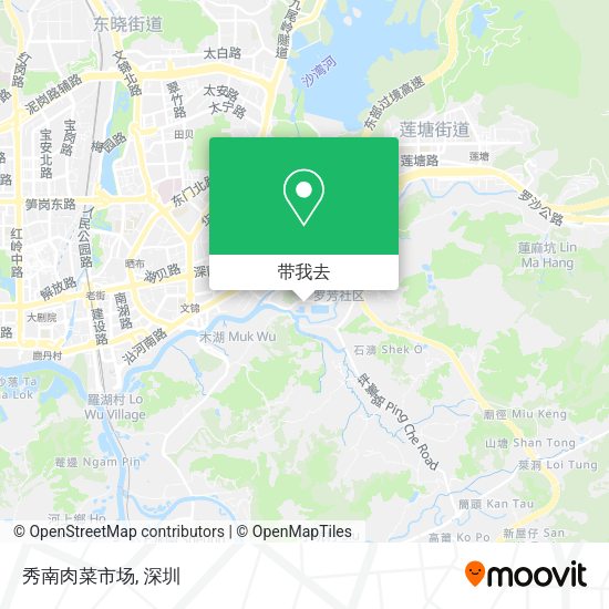秀南肉菜市场地图