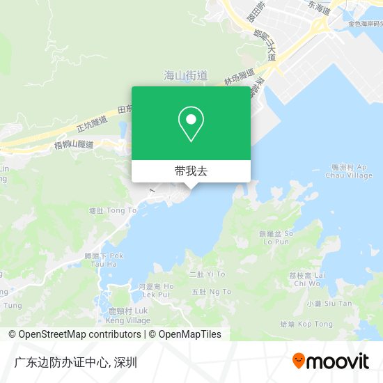 广东边防办证中心地图