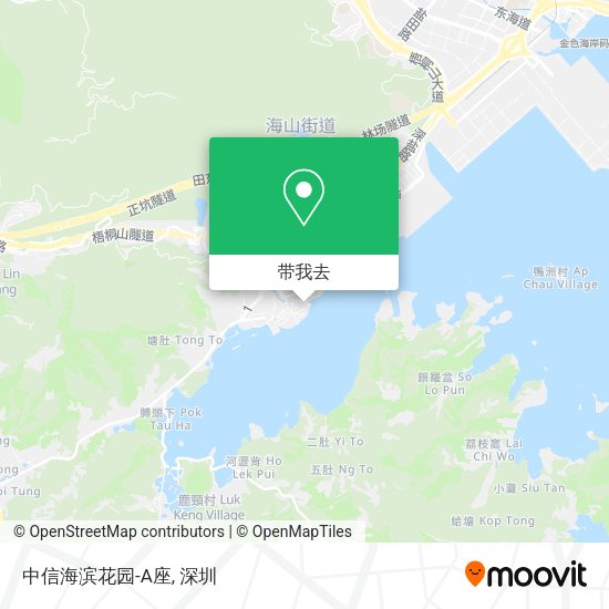 中信海滨花园-A座地图