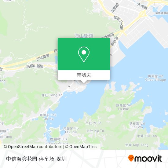 中信海滨花园-停车场地图