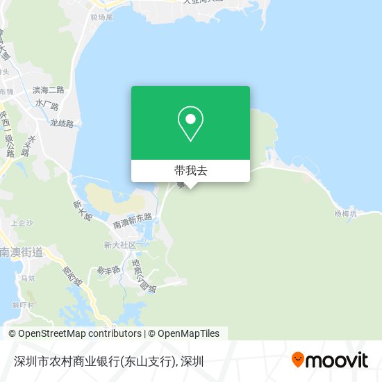 深圳市农村商业银行(东山支行)地图