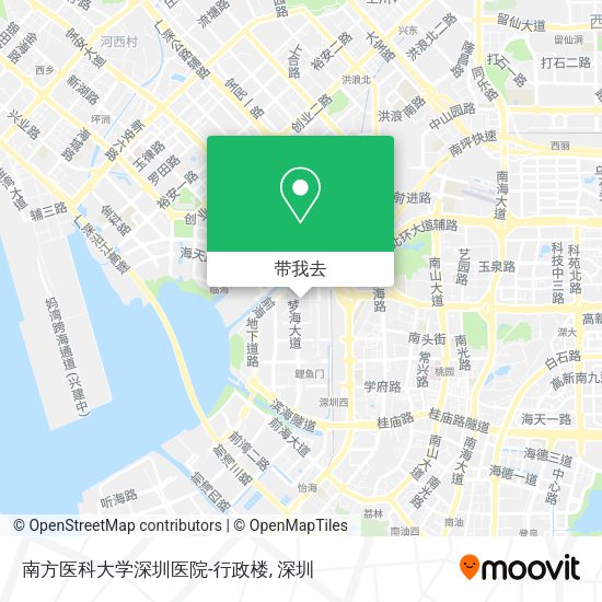 南方医科大学深圳医院-行政楼地图