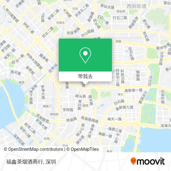 福鑫茶烟酒商行地图