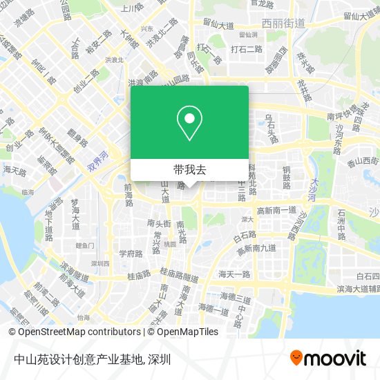 中山苑设计创意产业基地地图