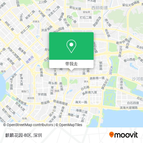 麒麟花园-B区地图