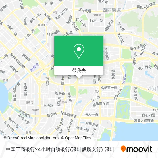 中国工商银行24小时自助银行(深圳麒麟支行)地图