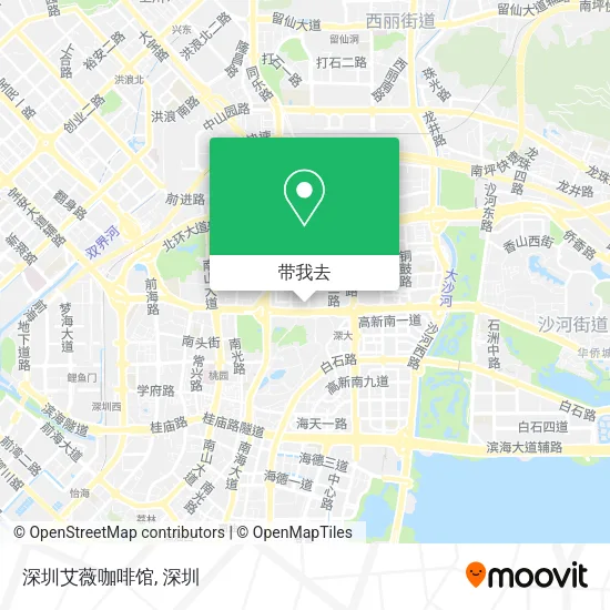 深圳艾薇咖啡馆地图