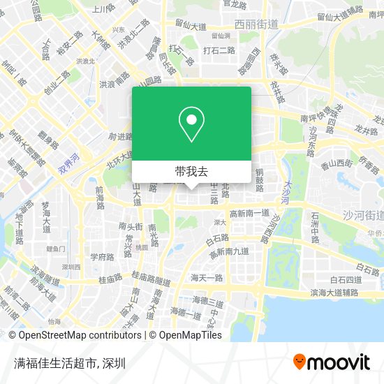 满福佳生活超市地图