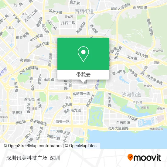 深圳讯美科技广场地图