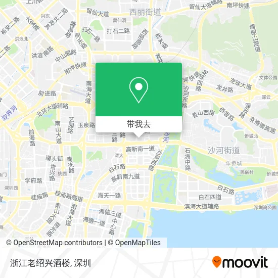 浙江老绍兴酒楼地图