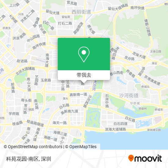 科苑花园-南区地图