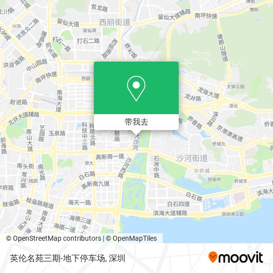 英伦名苑三期-地下停车场地图
