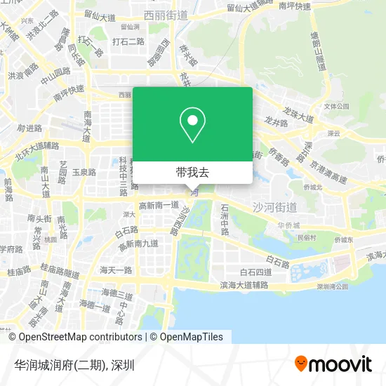华润城润府(二期)地图