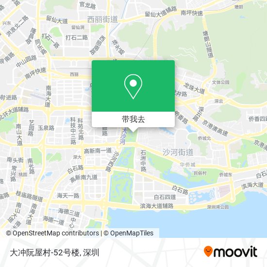 大冲阮屋村-52号楼地图