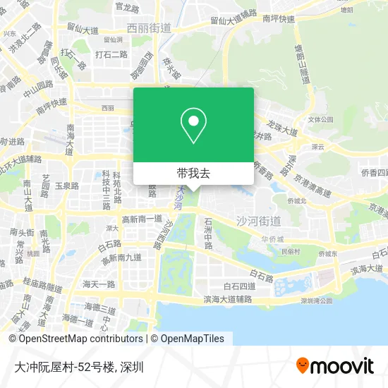 大冲阮屋村-52号楼地图