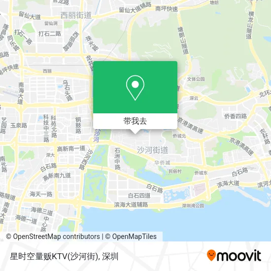 星时空量贩KTV(沙河街)地图