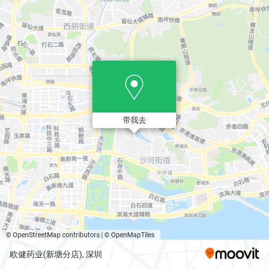 欧健药业(新塘分店)地图