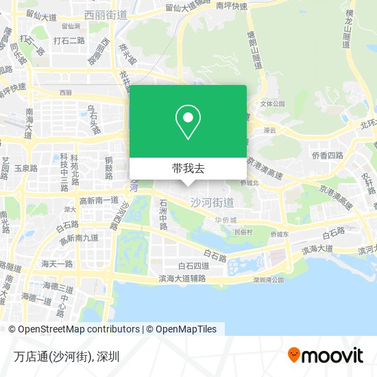 万店通(沙河街)地图