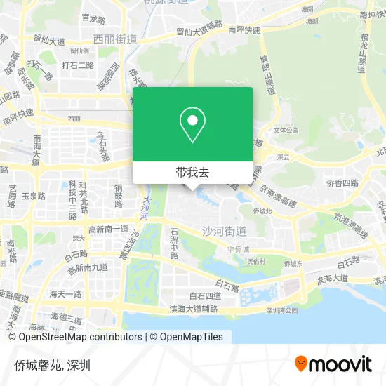 侨城馨苑地图