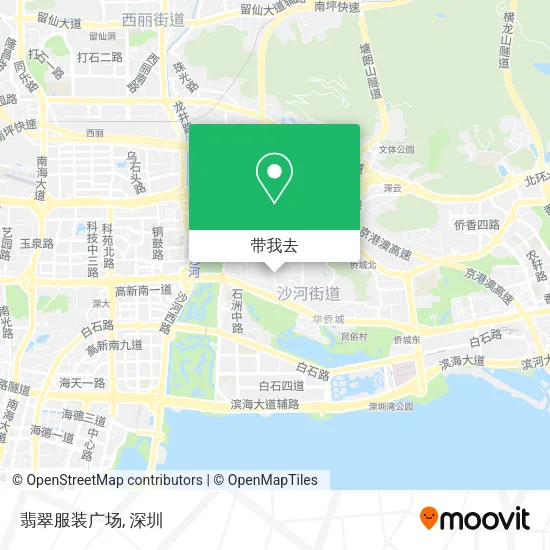 翡翠服装广场地图