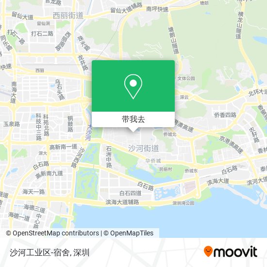 沙河工业区-宿舍地图