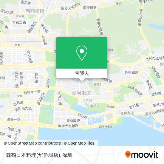 舞鹤日本料理(华侨城店)地图