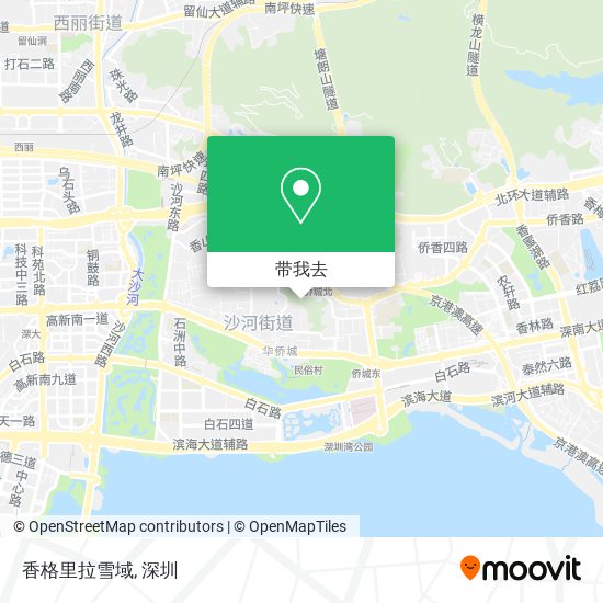 香格里拉雪域地图