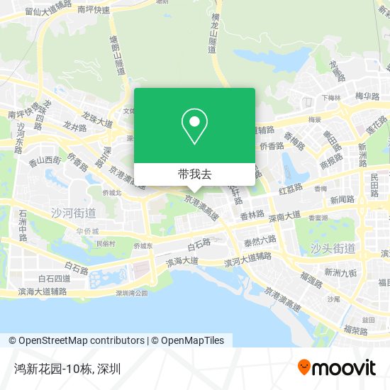 鸿新花园-10栋地图