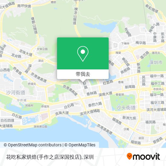 花吃私家烘焙(手作之店深国投店)地图