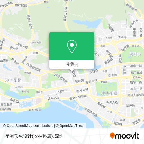 星海形象设计(农林路店)地图