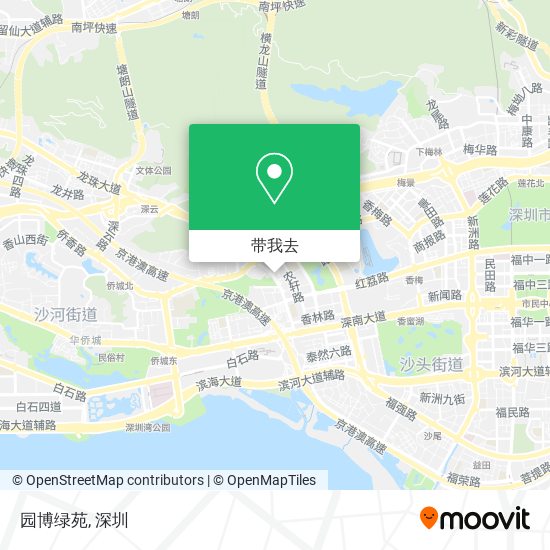 园博绿苑地图