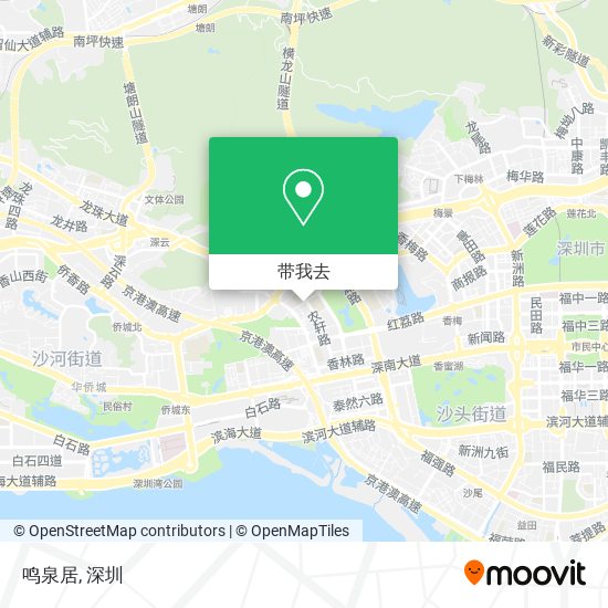鸣泉居地图