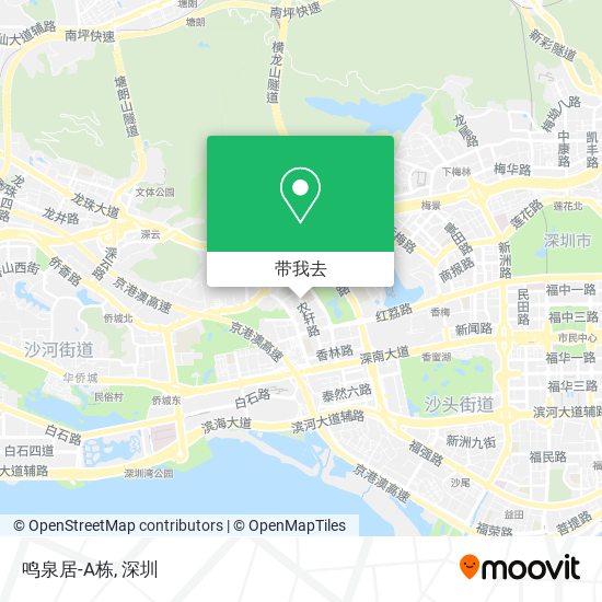 鸣泉居-A栋地图
