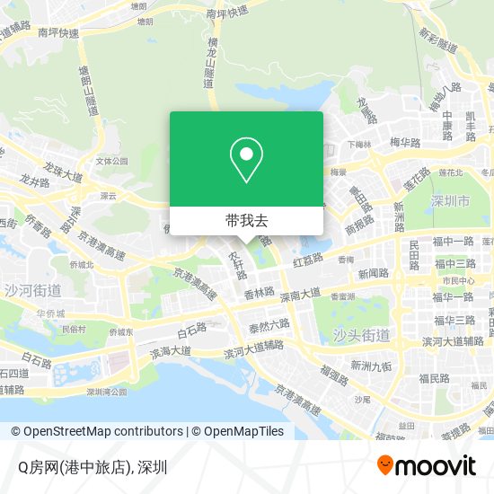 Q房网(港中旅店)地图